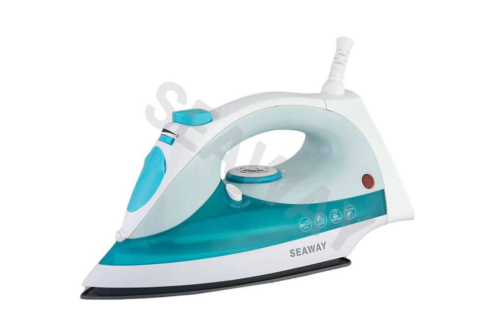 SW-2688 হোটেল অটো ইলেকট্রিক ব্ল্যাক স্টিম আয়রন সিরামিক সোলপ্লেট সহ