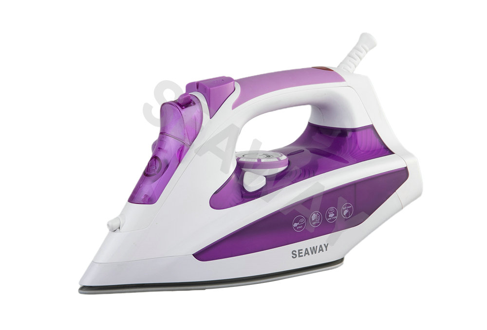 SW-402 স্টেইনলেস স্টীল নরম গ্রিপ হ্যান্ডেল বাষ্প লোহা