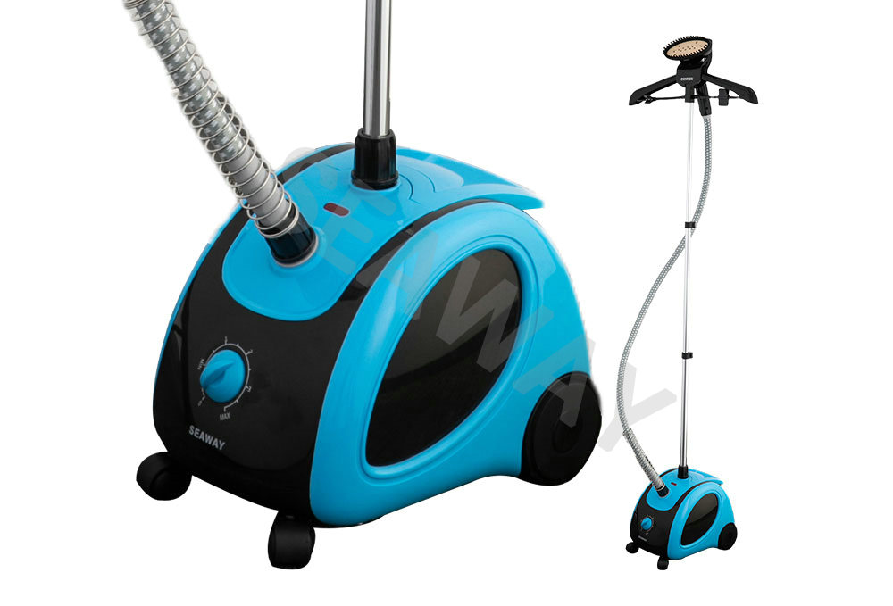 SWS-808 এক ঘন্টা স্ট্যান্ড গার্মেন্টস স্টিমারের জন্য 30 গ্রাম/মিনিট ক্রমাগত বাষ্প প্রদান করে